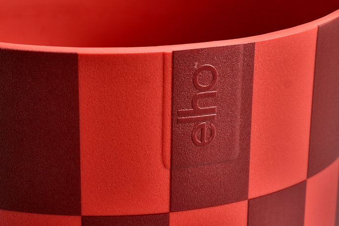 xmas blocks & stripes 15cm cranberry red
